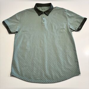 Bylt Basics Lux Polo Shirt Size XL Polka Dot